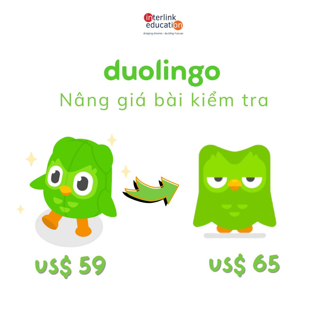  Duolingo English Test thay đổi phí làm bài test